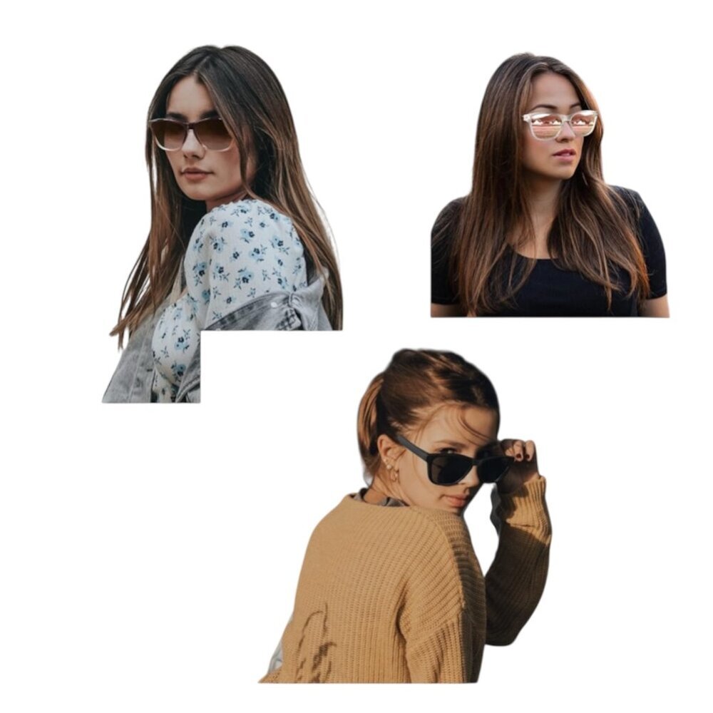 MEETSUN Retro Polarized Sunglasses for Women Men Classic Mirror Lens (3 Pack) - Picture 3 of 4